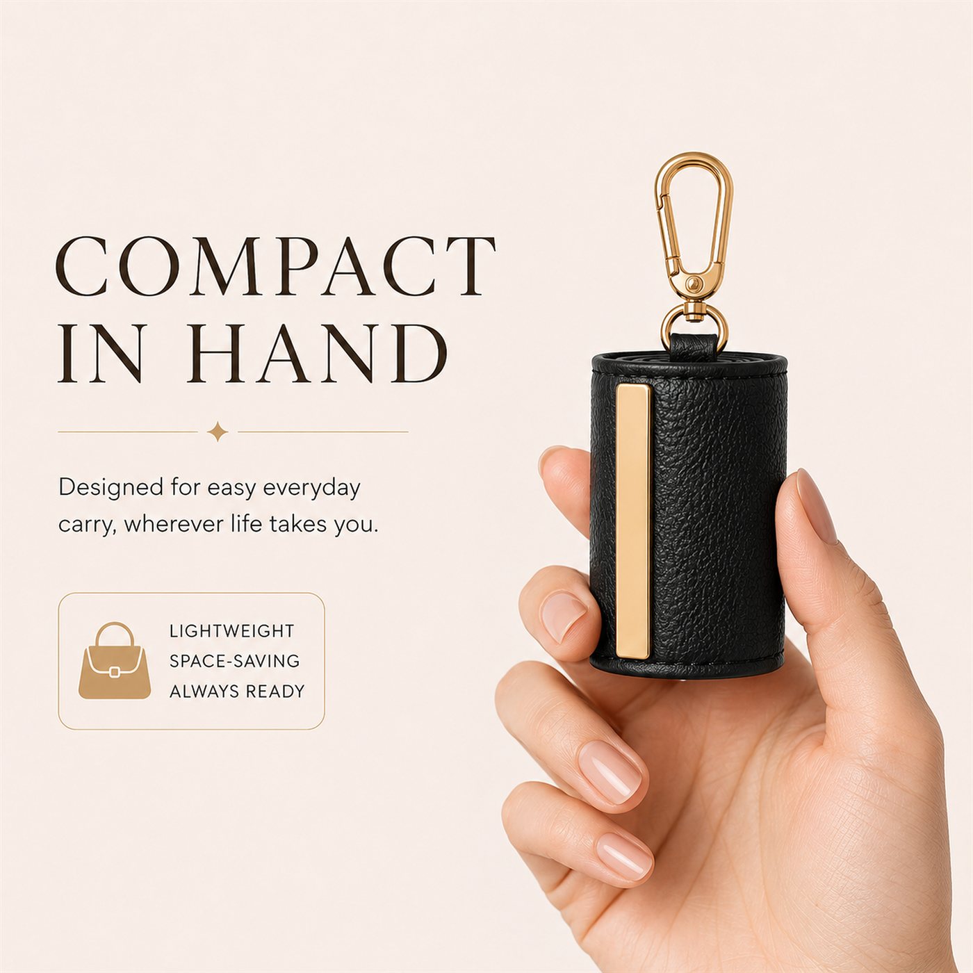 TAWY folded on keychain